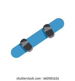 Snowboard illustration. 