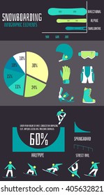 Snowboard infographic