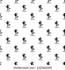 Snowboard pattern seamless vector repeat geometric for any web design