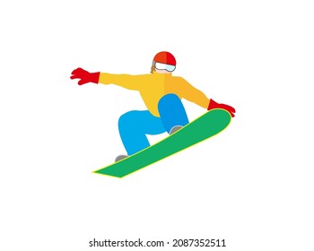 Snowboard players are illustrations of performance.