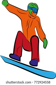 snowboard, snowboarder, winter 