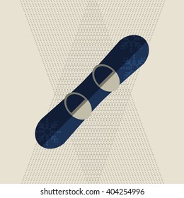 snowboard sport design, vector illustration