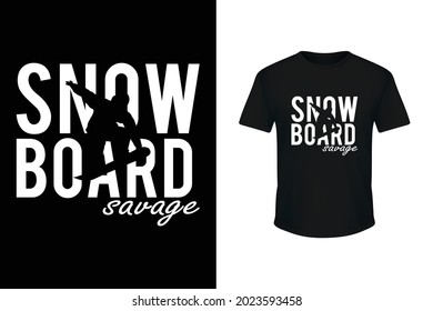 Diseño de camisetas de Snowboard para vectores de impresión