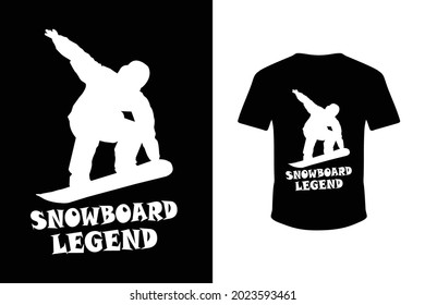 Diseño de camisetas de Snowboard para vectores de impresión