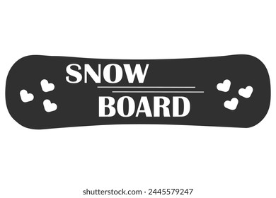 Snowboard Typography Design, Snowboarding Typographic Art, Snowboard Lover Typographic Illustration, Typography for Snowboarders, Snowboarding Typography, Typographic Artwork