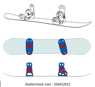 Snowboard Vector 01