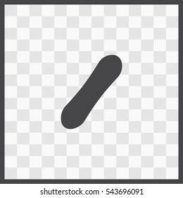 Snowboard vector icon. Isolated illustration. Business picture.