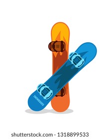 Snowboard vector illustration