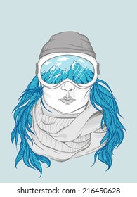 Snowboarder Girl