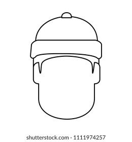 snowboarder head avatar character