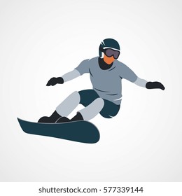 snowboarder jumping sport