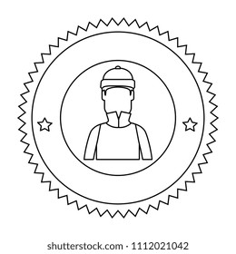 snowboarder man avatar character
