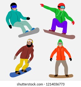 snowboarder set funny