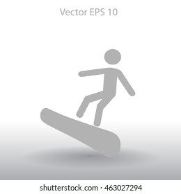 Snowboarder vector illustration
