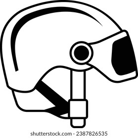 Snowboarders black hard plastic helmets Concept, MIPS ski head wear gadget vector icon design, Winter Game Element symbol, Snowboard Equipment Sign, competitive sports activity stock illustration