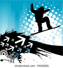 snowboarding background