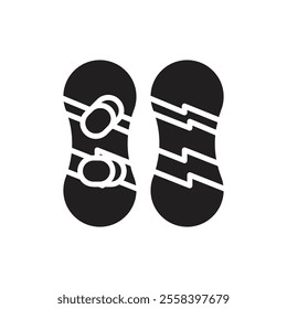 Snowboarding Board Filled Icon Vector Illustration