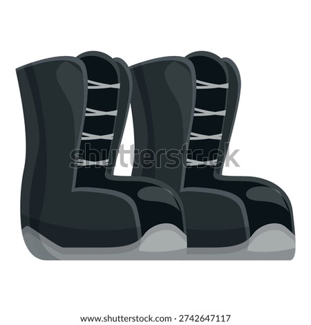 Snowboarding boots providing warmth and support for winter sports enthusiasts