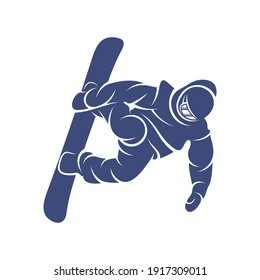 Snowboarding design vector illustration, Creative Snowboarding logo design concepts template, icon symbol