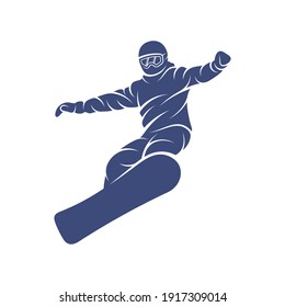 Snowboarding design vector illustration, Creative Snowboarding logo design concepts template, icon symbol