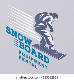 Snowboarding emblem
