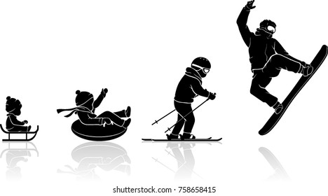 Snowboarding Evolution, Silhouette Set