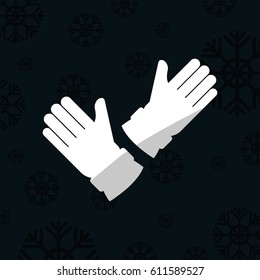Snowboarding gloves and winter sports