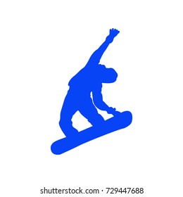 snowboarding icon vector