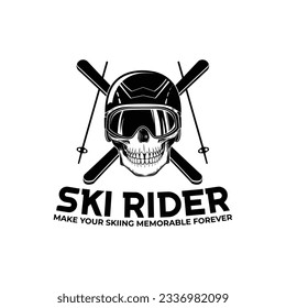 Snowboarding Logo design illustration vector