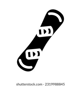 snowboarding winter season glyph icon vector. snowboarding winter season sign. isolated symbol illustration