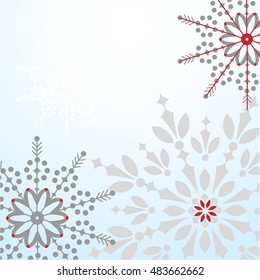 Snowburst framing page winter theme