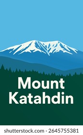  The snow-capped peaks of Mount Katahdin in Maine offer breathtaking views and outdoor bliss, making it a prime destination for nature lovers and adventure enthusiasts