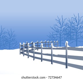 a  snow-covered  scene