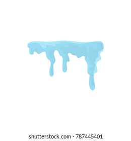 Snowdrift icon. Flat illustration of snowdrift vector icon isolated on white background