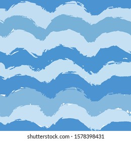 Snowdrifts hand drawn pattern seamless. Abstract modern trendy background. vector texture 
