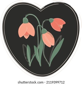 Día de San Valentín de amor de Snowdrop