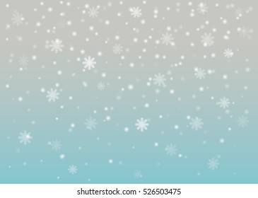 snowfall in the air. vector background
