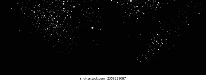 Snowfall background illustration. Winter snowflake ice elements background design