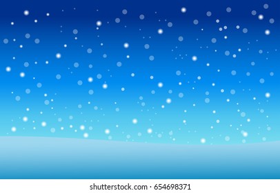 Snowfall and drifts. Vector illustration concept artwork, poster, flyer