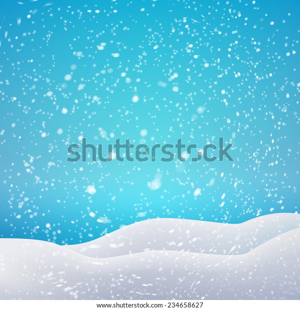 大雪と漂流 アートワーク ポスター チラシ グリーティングカード用のベクターイラストコンセプト のベクター画像素材 ロイヤリティフリー