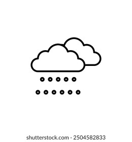 
snowfall icon, can be edited
 vector icon.Perfect for web and app interfaces, presentations, infographics, etc
