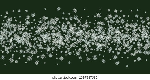 Snowfall overlay christmas background.  Snowflake Christmas background. 