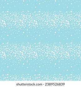 Snowfall, pattern with snow. Geometric shapes, circles
