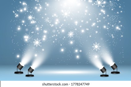 Schneefall. Viel Schnee auf transparentem Hintergrund. Weihnachtswinterhintergrund. Schneeflocken fallen vom Himmel.