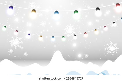 Snowfall. A lot of snow on a transparent background. Christmas winter background. Snowflakes falling from the sky.	