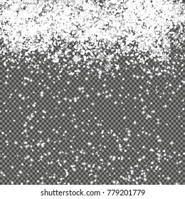 Snowfall,  snowy weather vector.
