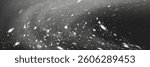 Snowfall sparkle and snowstorm flake with shining falling particles effect, glimmering blizzard. Snowing glittering bright luminous elements, white winter snowflakes frosty magic shimmer pattern.