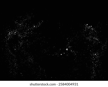 Snowfall vector background white snowfall. Falling snow bokeh lights snowflakes texture background