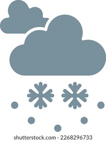Snowfall vector icon. Can be used for printing, mobile and web applications.