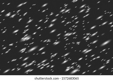 Snowfall, winter day of the new year. The effect of snow.